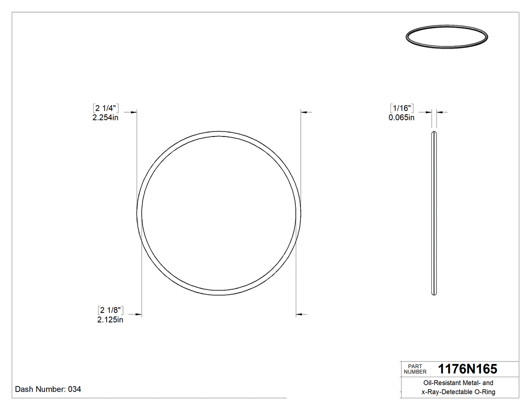 Technical drawing - 1176N165